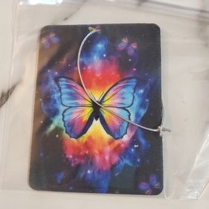 Rainbow Butterfly Car Air Freshener